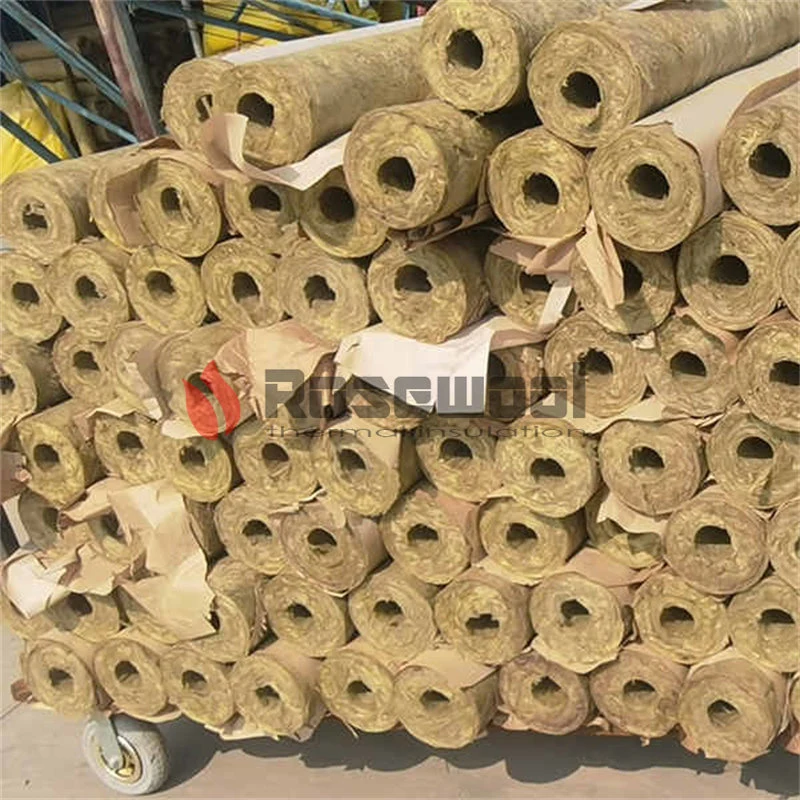 Building Material Rock Wool Pipe with Good Effects on Sound Absorption