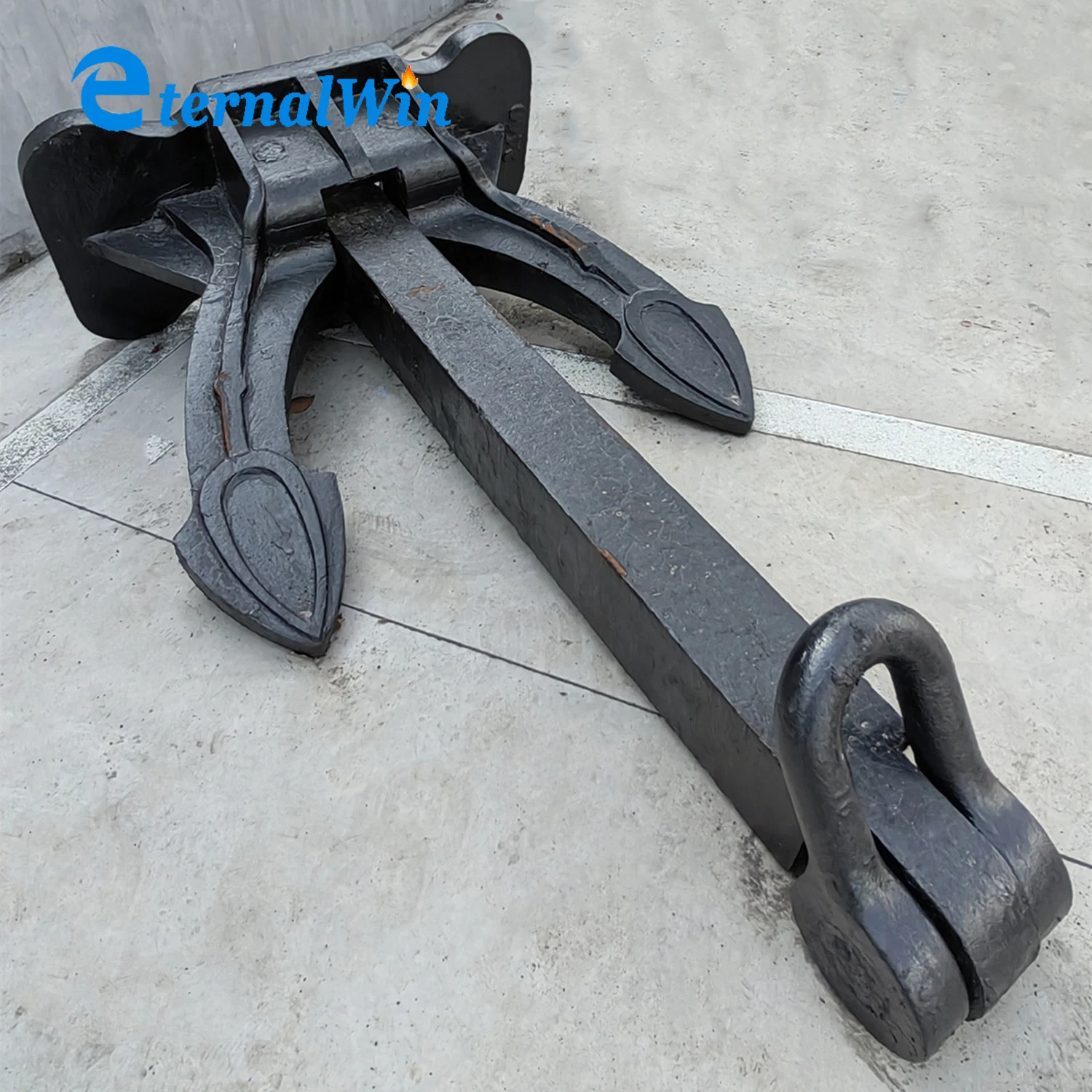 Marine Parts Sea Black Delta Flipper Anchor Marine Anchor for Marine Ship