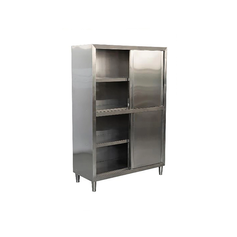 type 304 stainless steel cabinet metal hospital cabinet with four sliding door