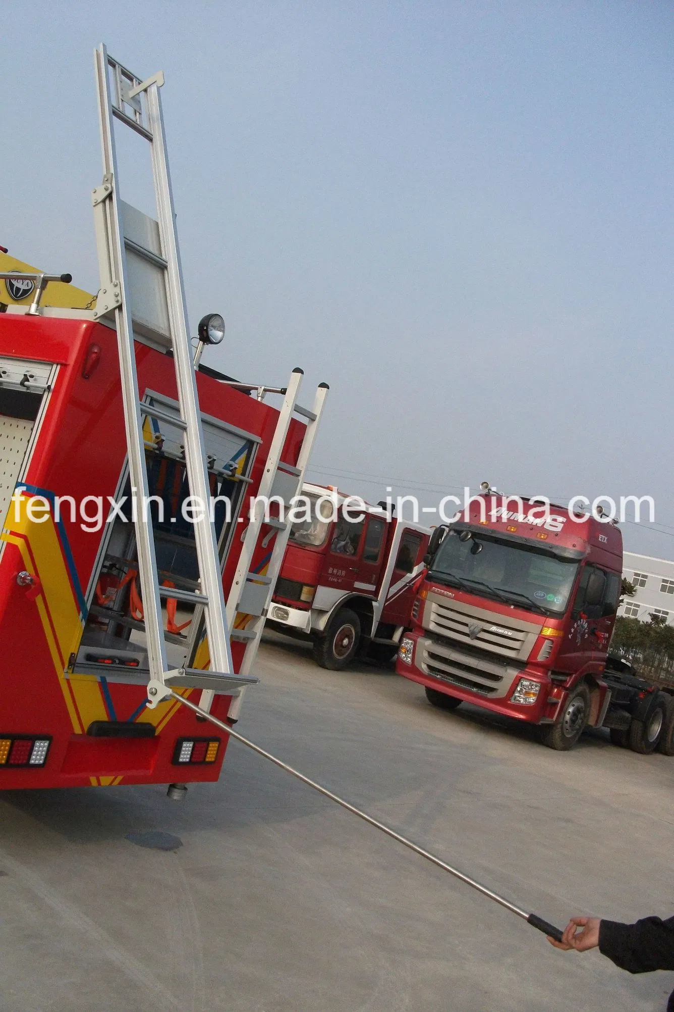 Emergency Rescue Truck Parts Special Vehicles Accessories Aluminum Extension Ladder