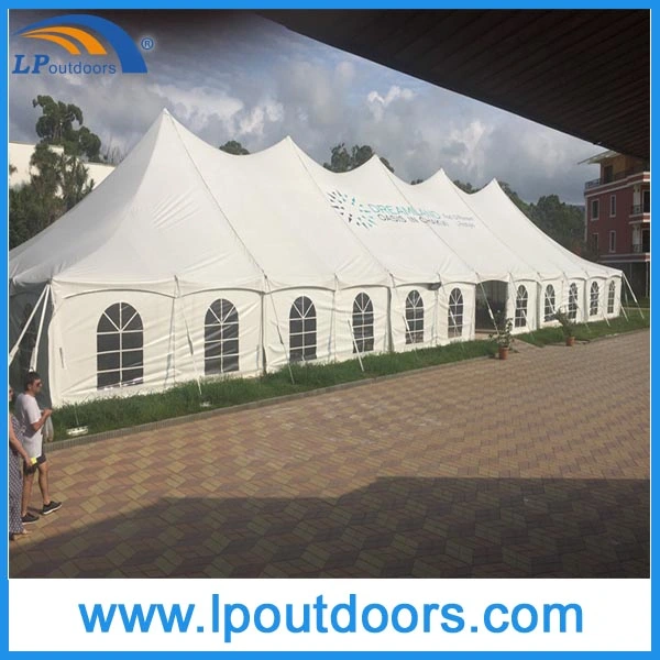 12X36m Outdoor Steel Frame High Peak Marquee Peg Pole Tent for Wedding