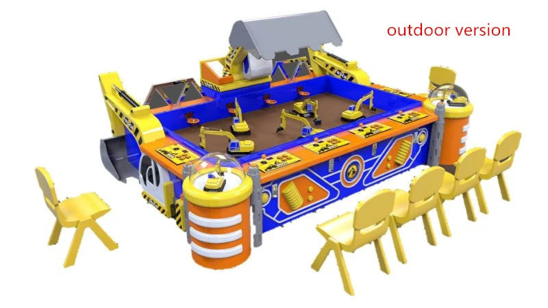 Parque de Atracciones de Control Remoto de la excavadora Excavadora de juguete Kid Máquinas de Juego