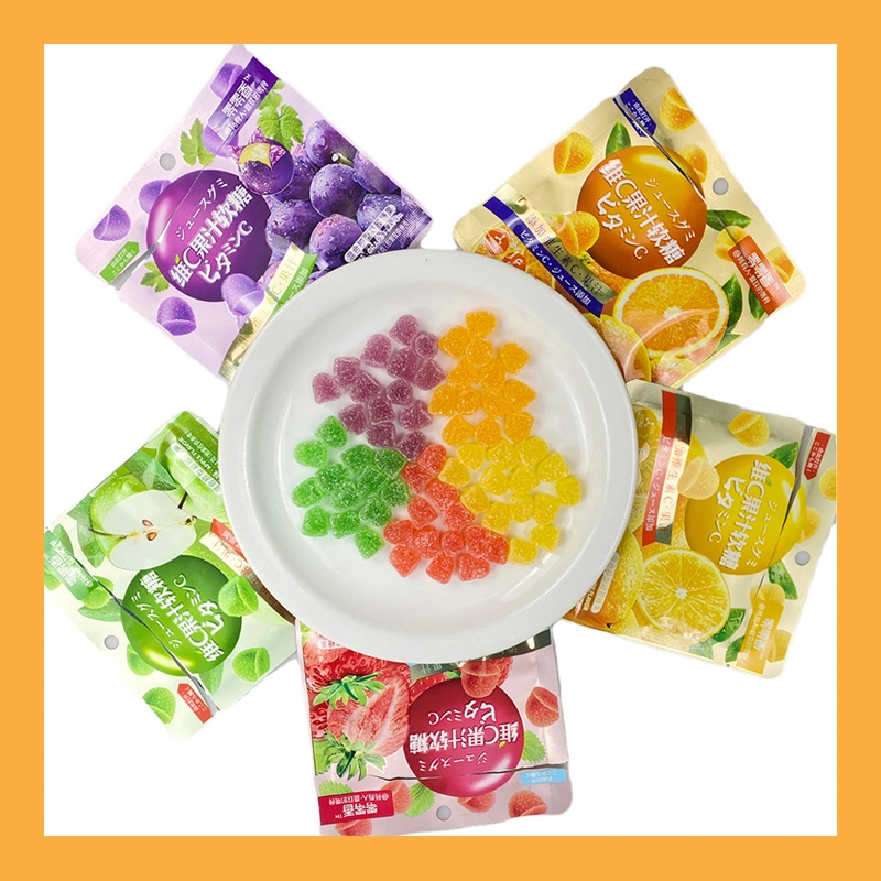 Gelée douce Candy Fabricant Orange saveur VC fruit juteux sucre Et des sucreries