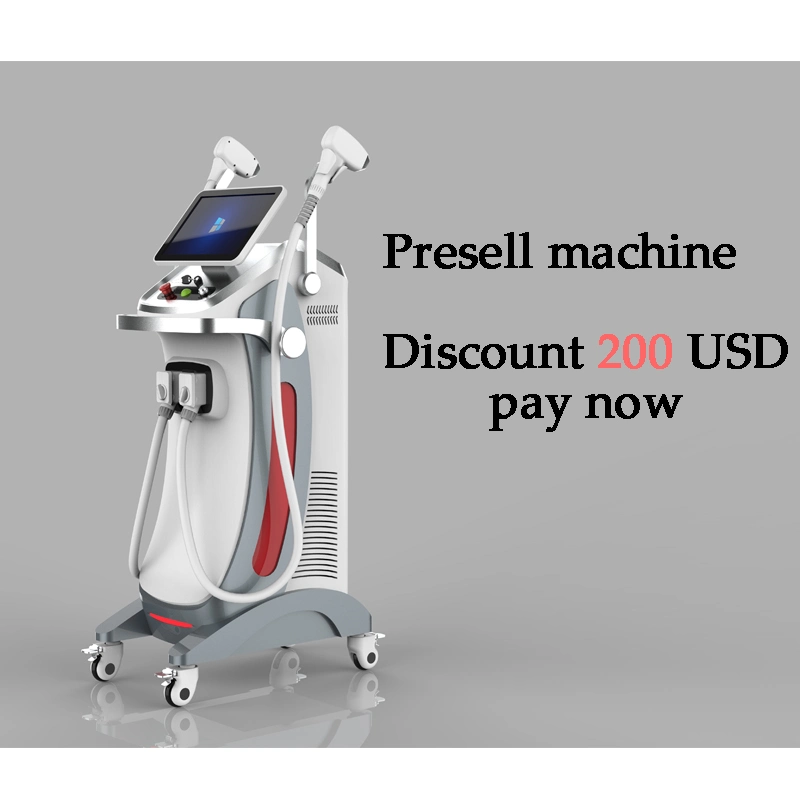 3D Technology Laser Titanium 755nm 810nm and 1064nm 3 Wavelengths Laser Hair Removal Machine Factory Price