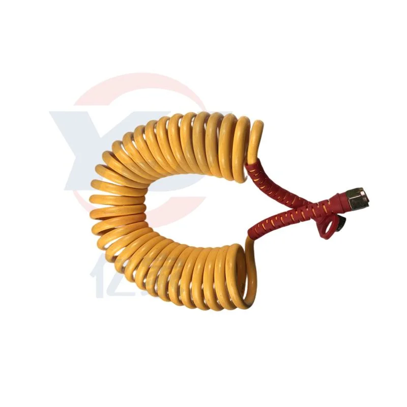 PU Polyurethane Pneumatic Coil Air Spiral Hose Pipe Set