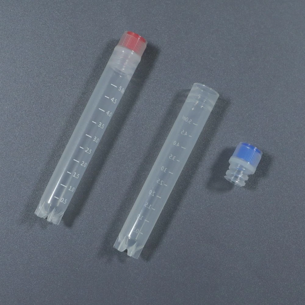 Médical boîte de 5 ml Pill emballage pharmaceutique bouteille en verre autoportante Tube de congélation de laboratoire