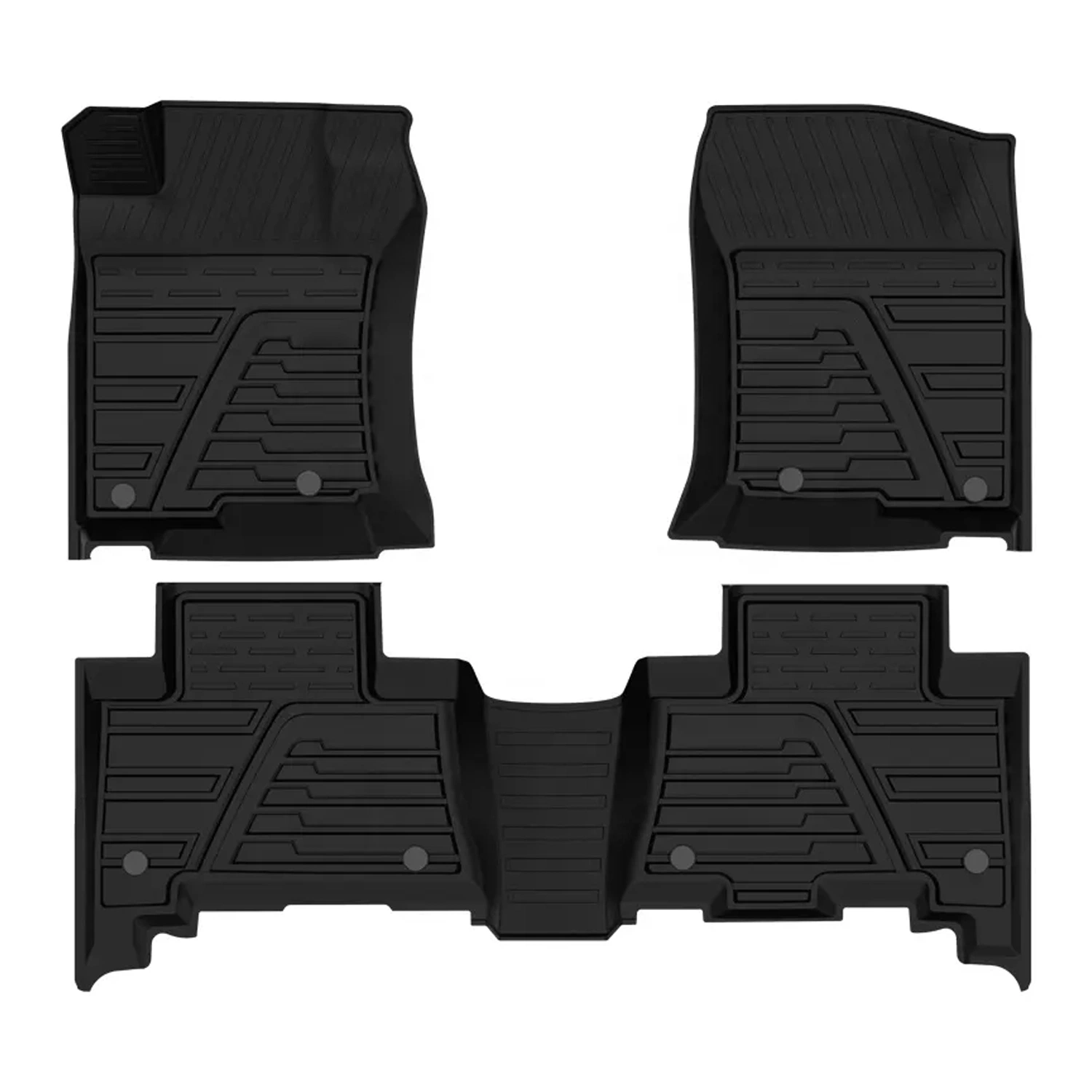 Tapis protecteurs 3D garnis de moquette pour Toyota 4 Runner 2013+