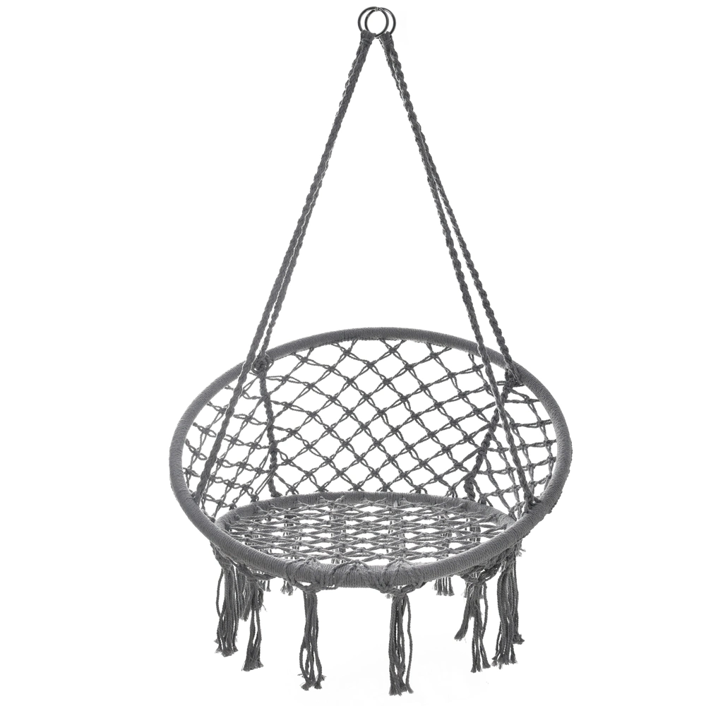Hanging Chair Rope Outdoor Hanging Garden Patio Hammock Swing