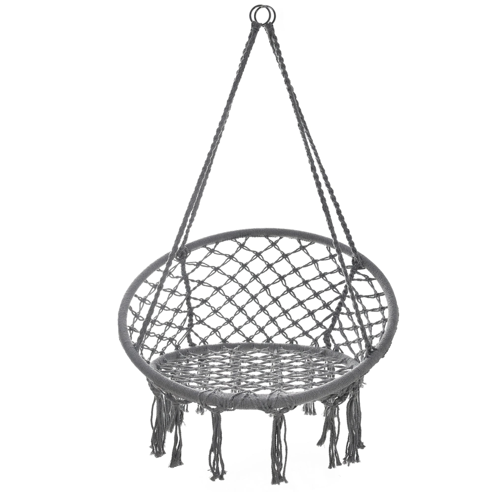 Cadeira para pendurar a corda Piscina coberta Pátio com jardim Hammock Swing