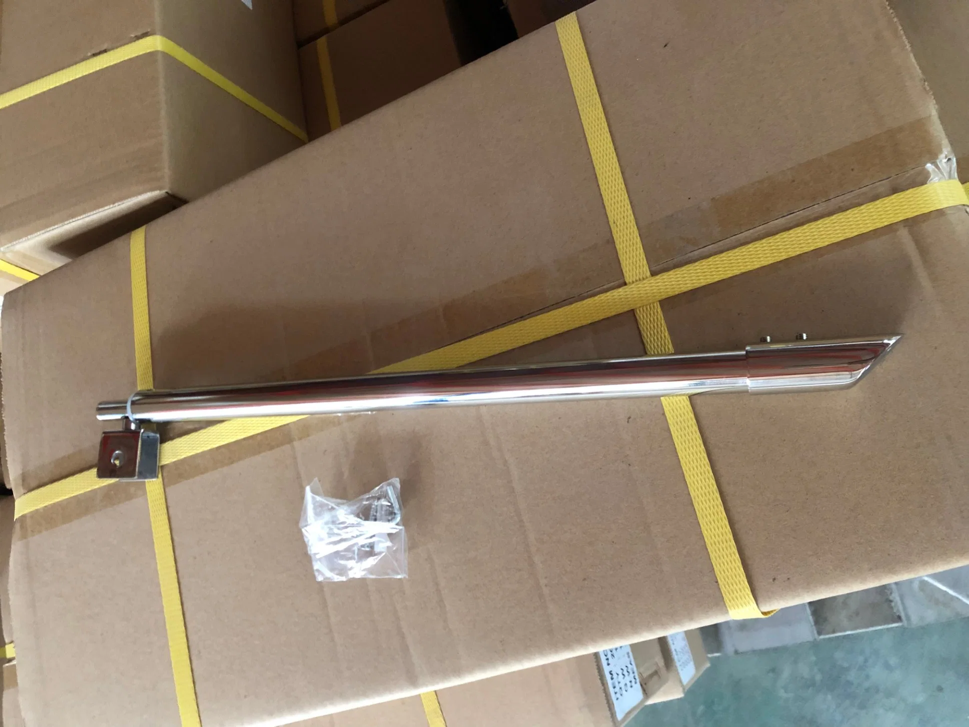 Stainless Steel Rod Shower Door Support Bar Extendible