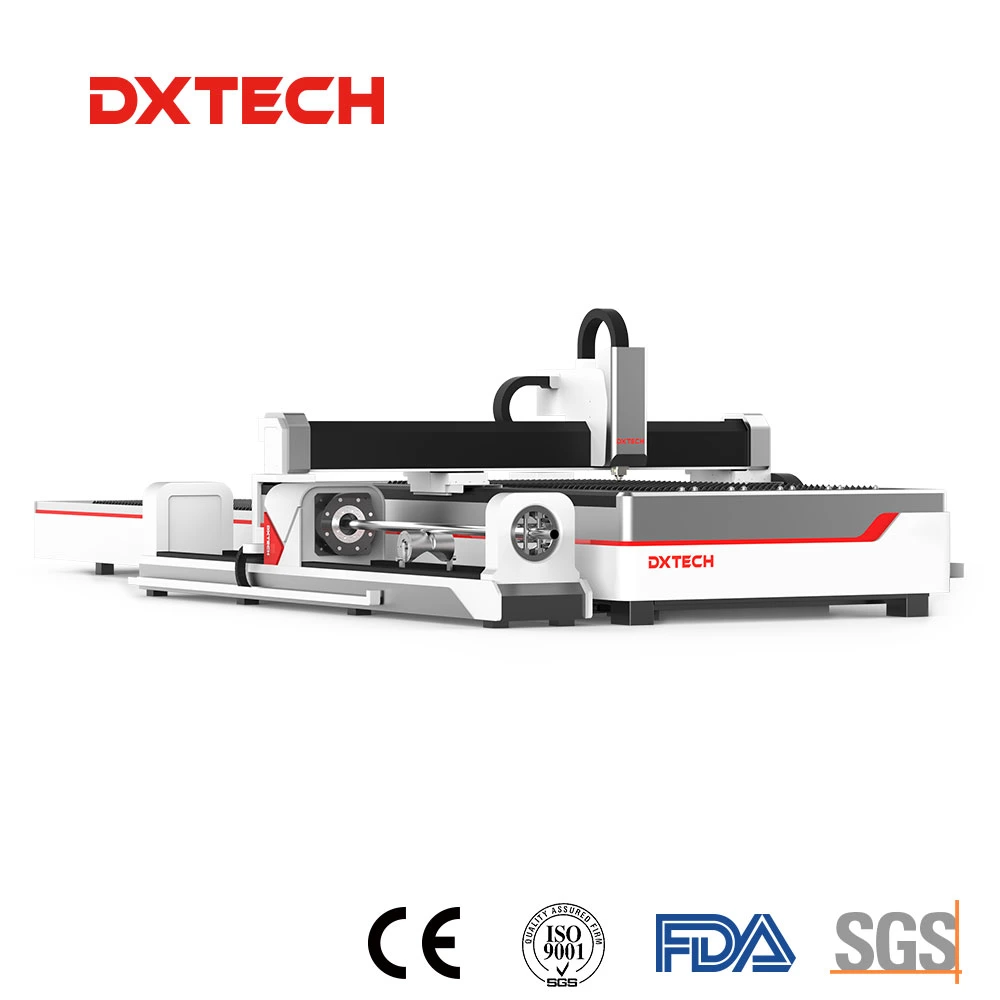 Fiber Laser Cutter for Metal Tube&Sheet with Exchange Table