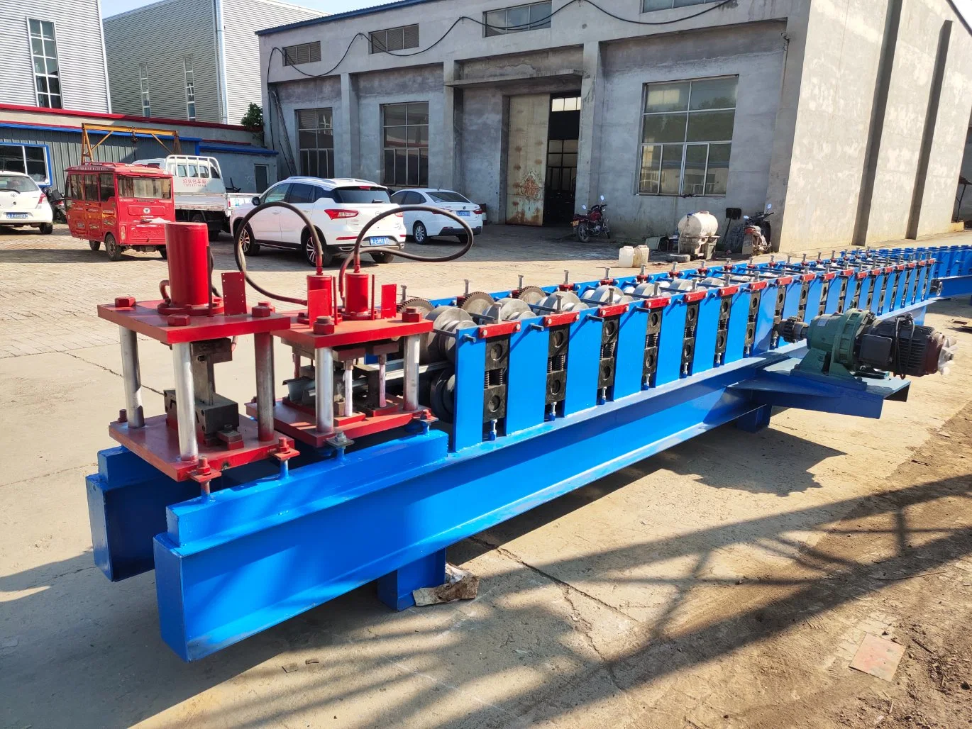 Silo Stiffener Making Machine, Omega Shaped Roll Forming Machine