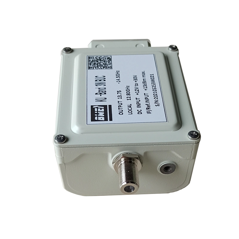 2W/4W/8W/10W/12W/15W Outdoor Model RF Satellite Ku Upconverter Buc L Band to Extended Ku Band 13.75 -14.5GHz N Type