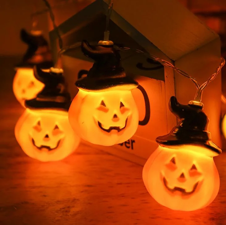 3m 20 LED Battery or USB Pumpkin Halloween String Lights