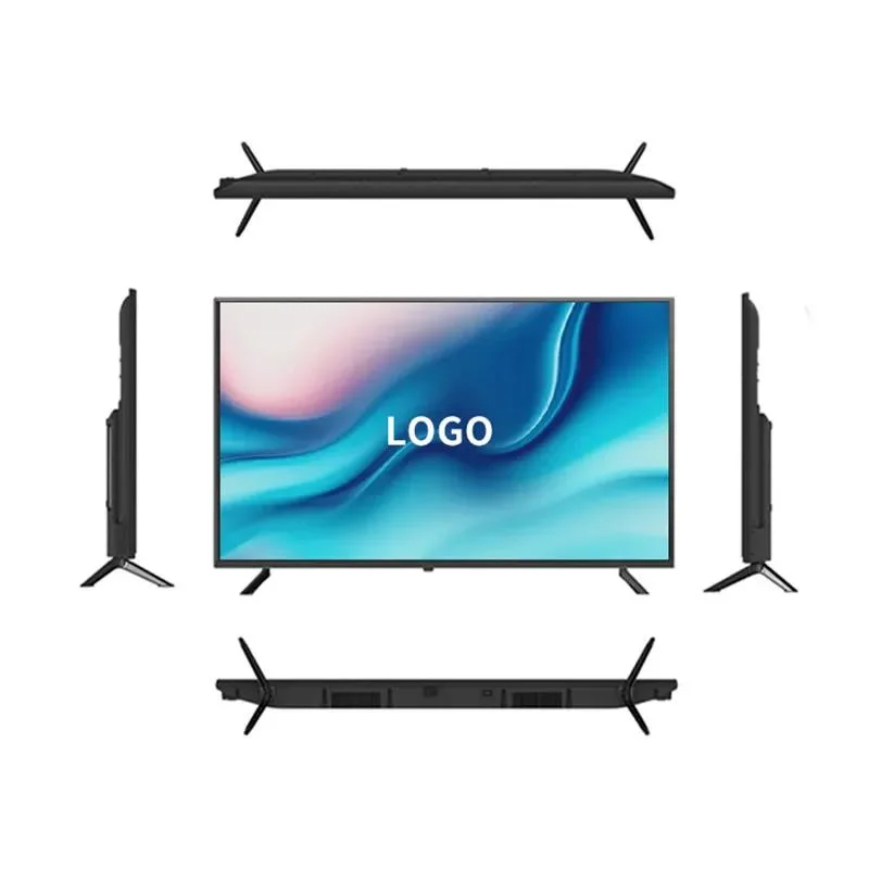 Fabricante Smart Display 43 pulgadas pantalla estrecha TV 24 32 Televisor LED de 40 43 50 55 65 pulgadas con Android Soportes