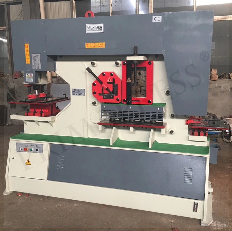 Q35y 25t 120ton Metal Multifunctional Hydraulic Ironworker Machine with Bending Shearing and Punching