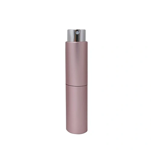 Pastel Color Travel Size Perfume Purse Atomizer Packaging 8ml Capacity Aluminum Outer Case Inner Glass Vial Mist Sprayer