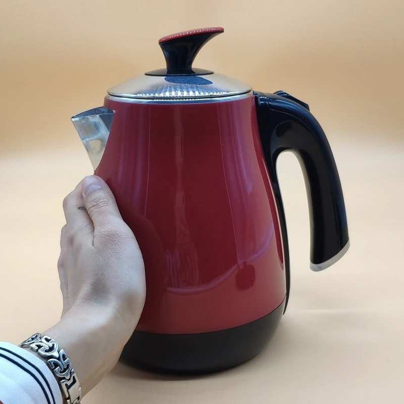 Easy to Clean Lid Stainless Steel Kettle Electrical Products with Cool to Touch Outer Casing