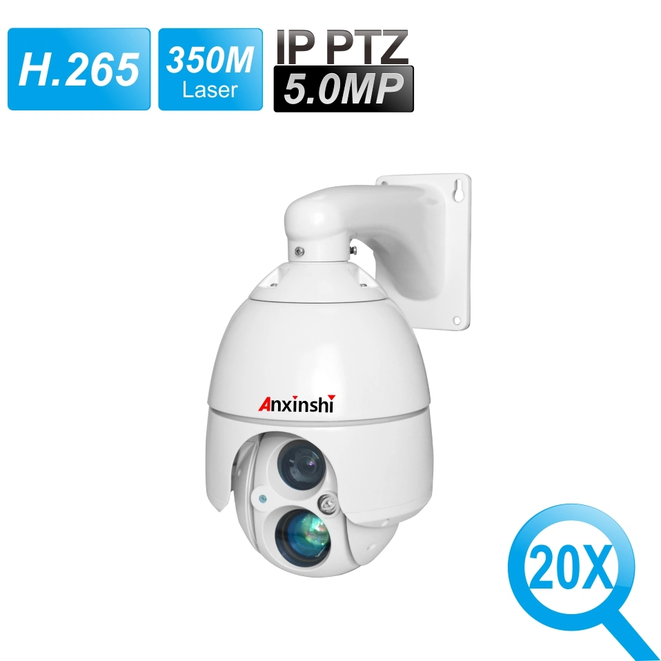 5MP 1080P 3D Functioon Night Version 350m Network Camera PTZ in Synchro Zoom