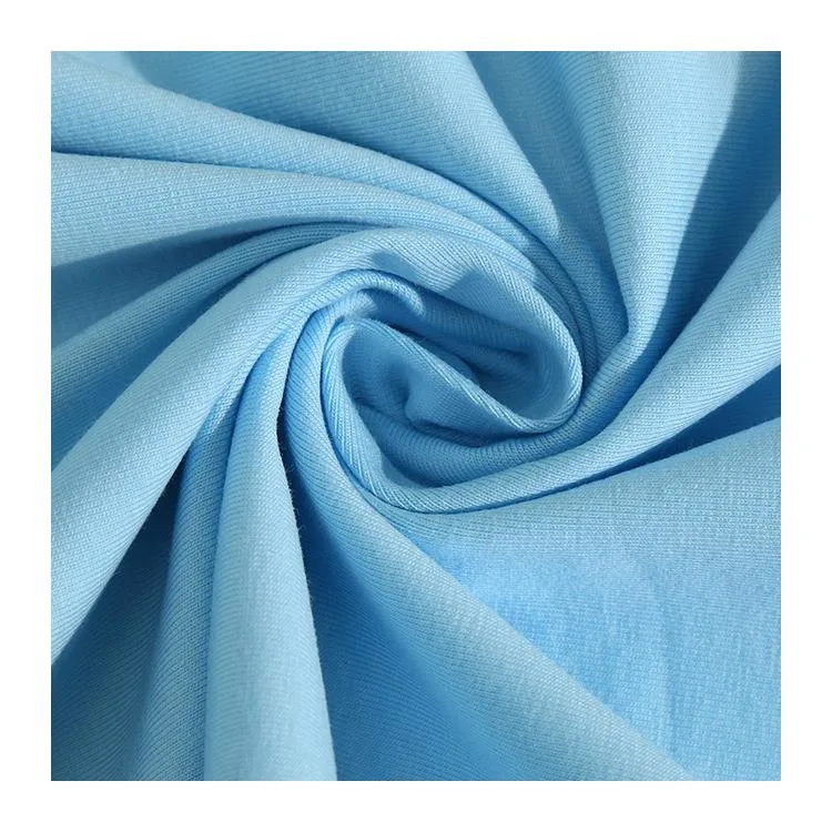 Wholesale/Supplier Cotton Textile Fabric Cotton Spandex Jersey Fabric for T-Shirts Underwear