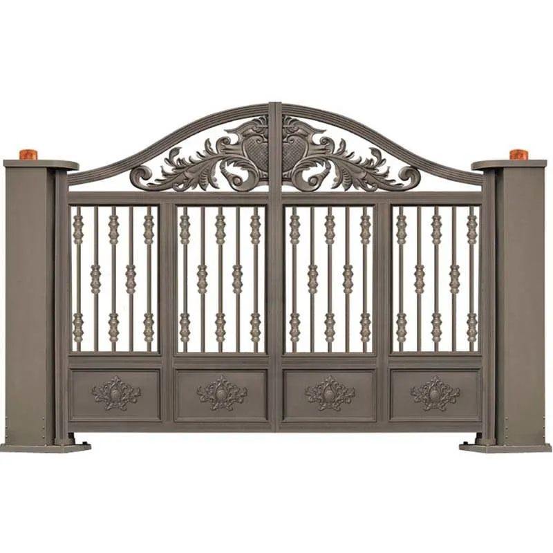 Wrought Iron Main Gate Design Front Door and Fencing