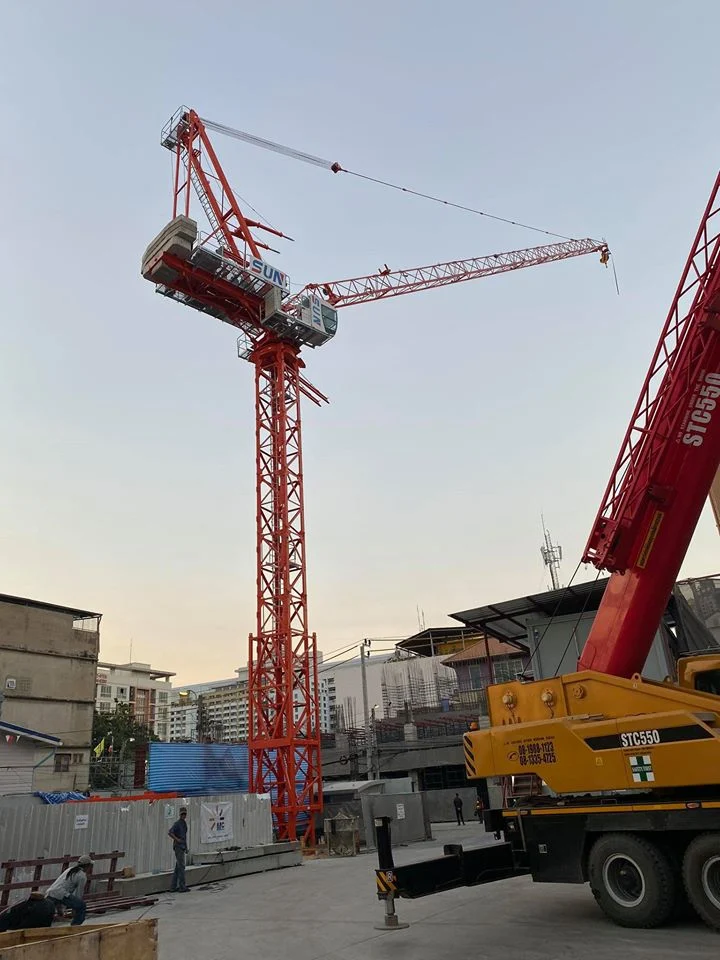 Cheap Qtd5018-8 Ton Tower Crane China Motor New Product 2023 CE Provided Construction Works