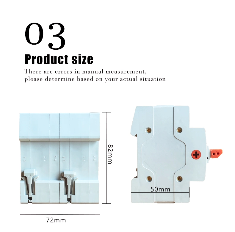 2p 4p 125A Modular Automatic Transfer Switch 240V/400V Switch Dual Power Transfer Switch House