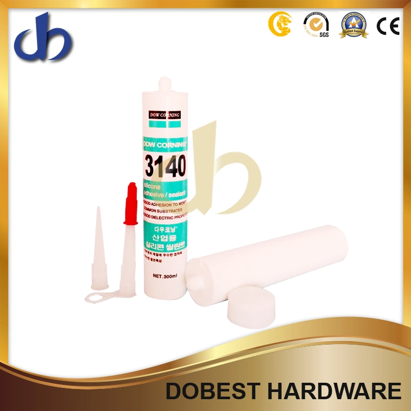 Hot Selling Black 300ml Plastic Tube for Silicone Sealant Packing