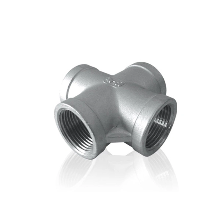 High Pressure Stainless Steel SS316 4-Way Cross Pipe Fitting