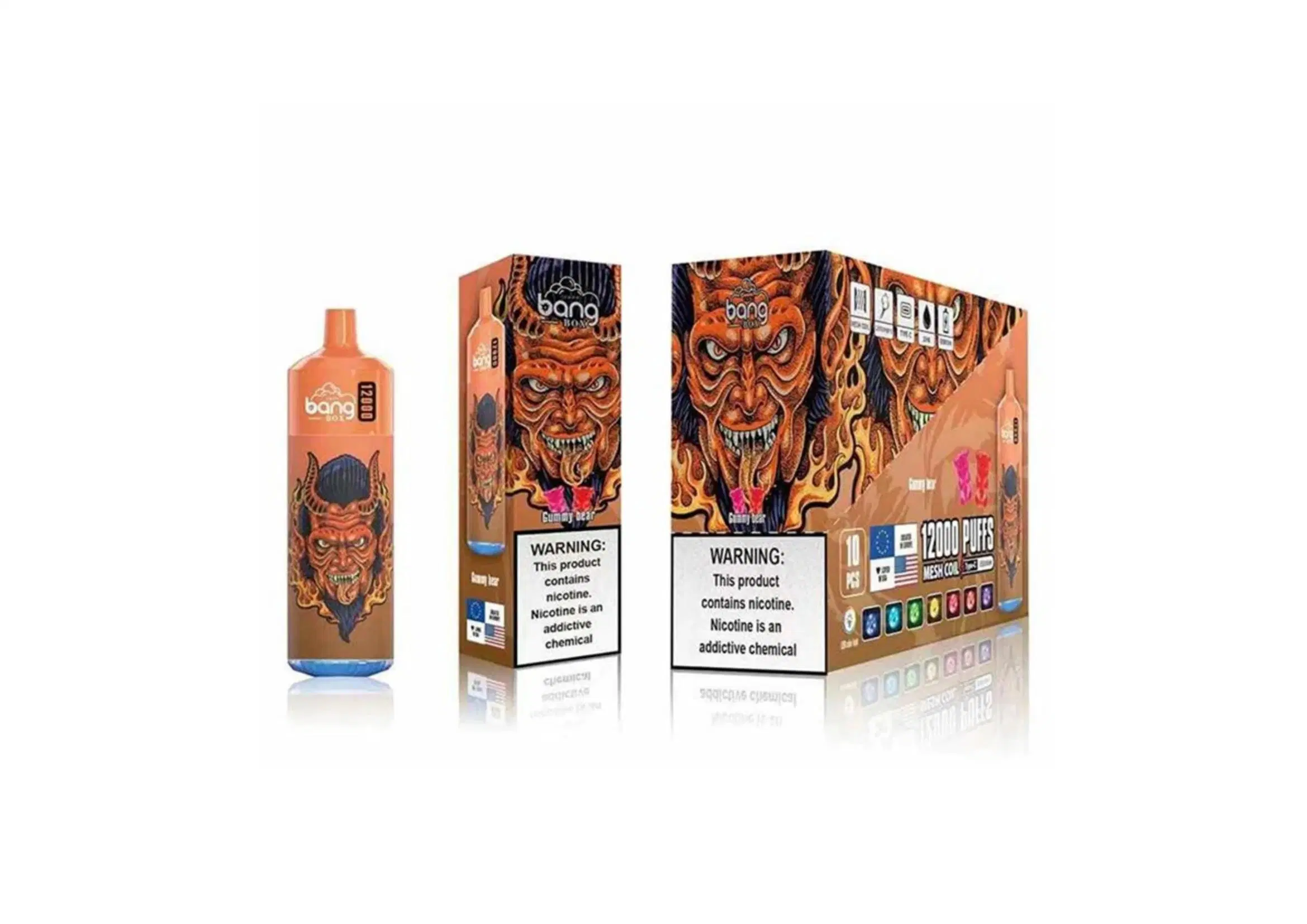 Nuevo producto explosión Bang Box 12000 sabor de fruta VAPE mayorista Caída de embarque VAPE fábrica de VAPE Bang Box 12000 Puff