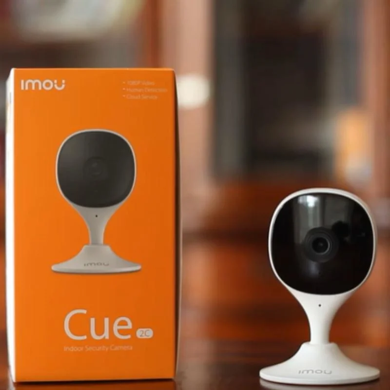 Imou Powered by Dahua WiFi Smart Home Mini Security Camera Cue 2c Smart Monitoring with Ai Human Detection Indoor Pet Cat Dog Wireless Safety Camera