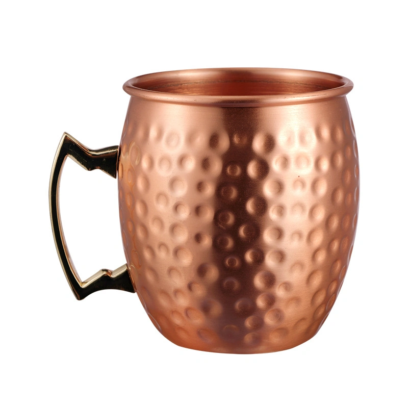 Kks New Hammer Point Beer Cup Coffee Mug Moscow Mule Mug Pure Copper Mug