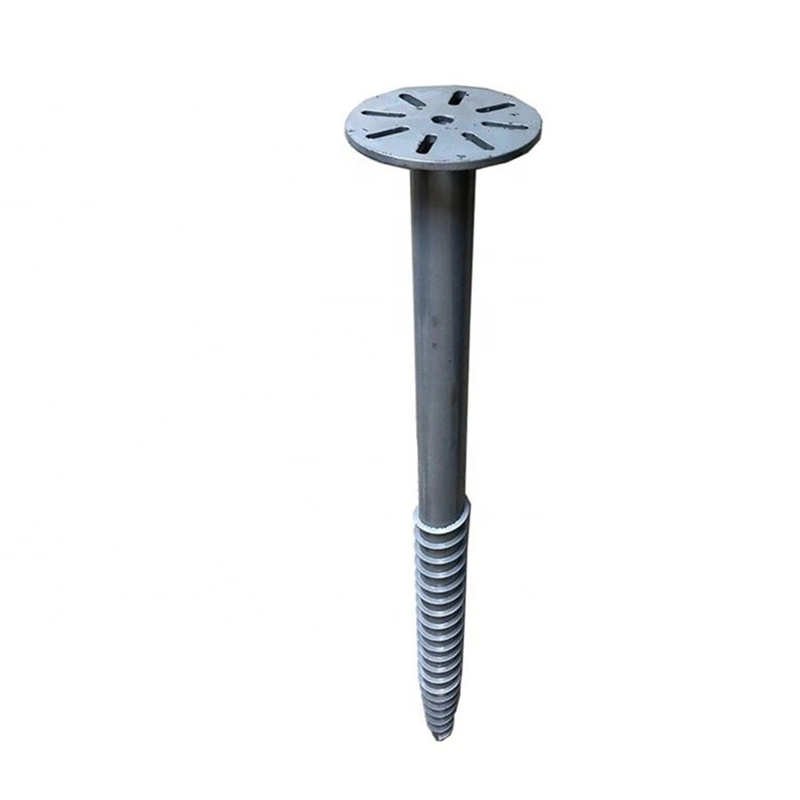 Standard Helical Anchors Ground Screw Poles Spike Spiral Screw