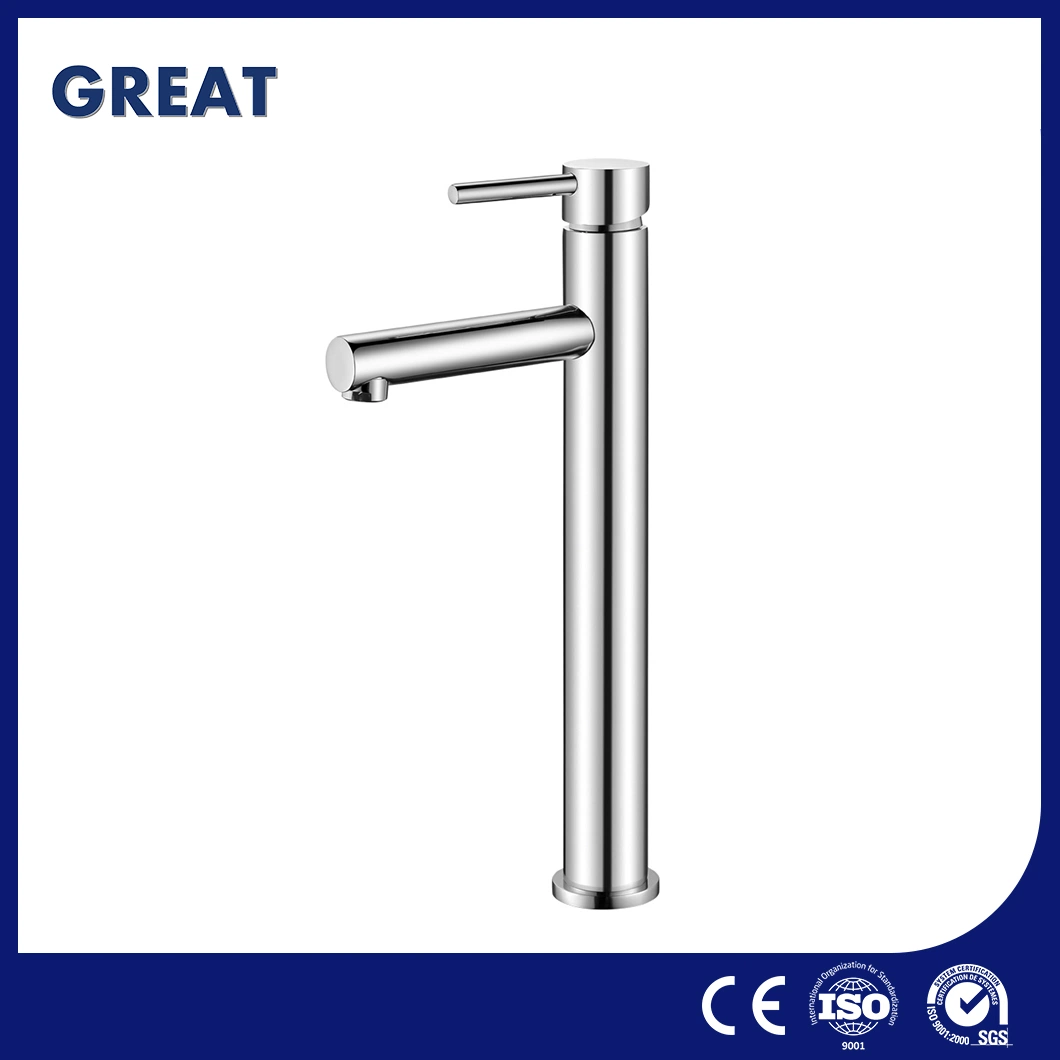 Great Bathroom Water Faucet Suppliers OEM Customized 3 Hole Sink Faucet Gl32111A321 Single Lever Basin Faucet China Tall Vessel Sink Gold Sink Taps