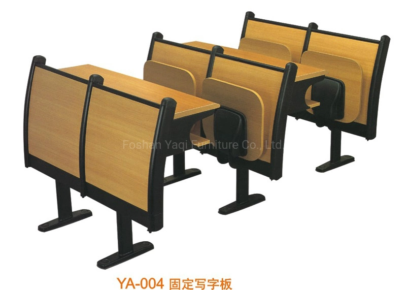 Деревянные школы стул аудитории театра складная мебель письменный стол и стул учащихся в классе зал Мебели (YA-004)