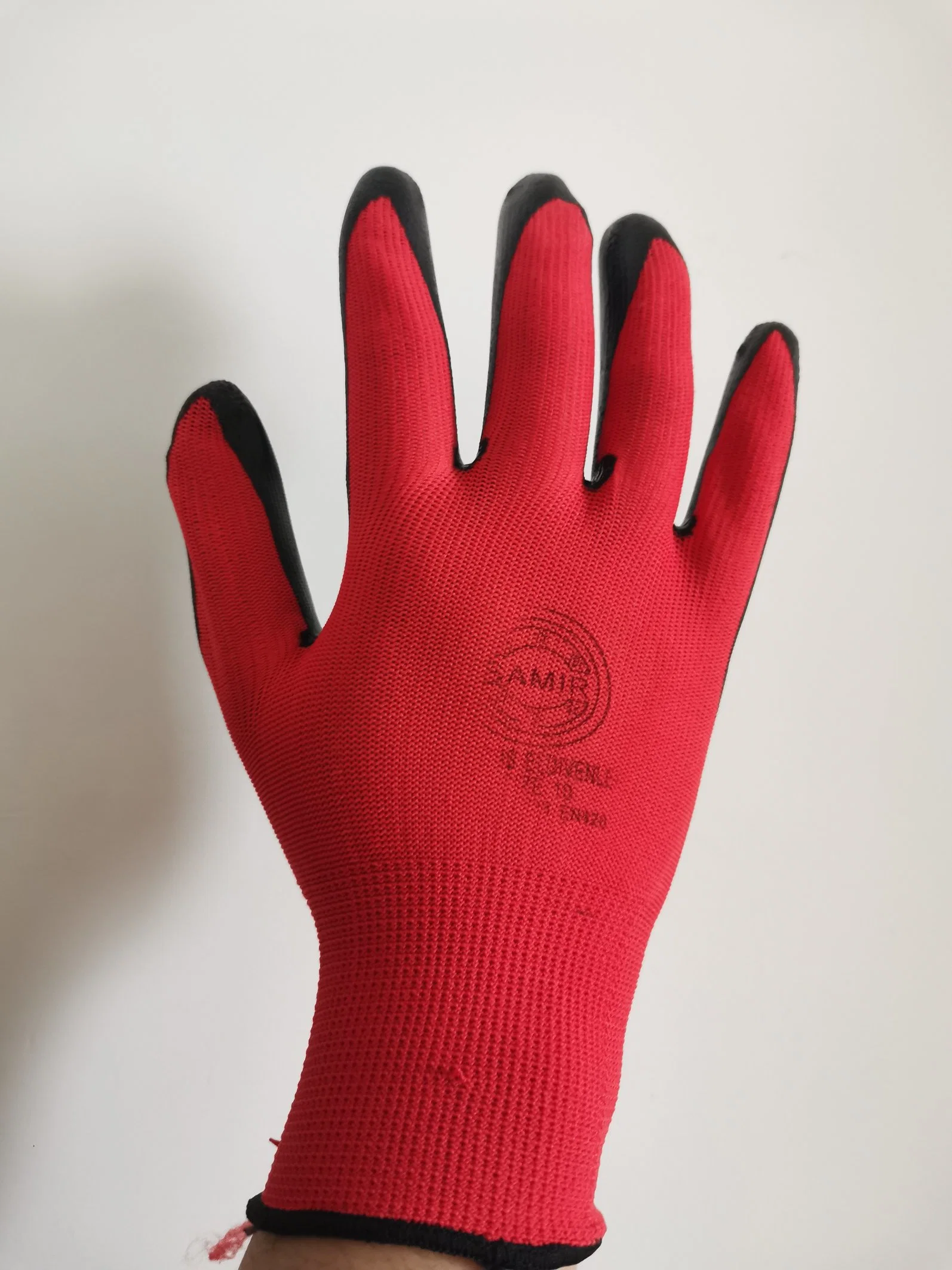 Comfortable Breathable Durable Protective Industrial Latex Foam Coated Labor Safety Working Glove