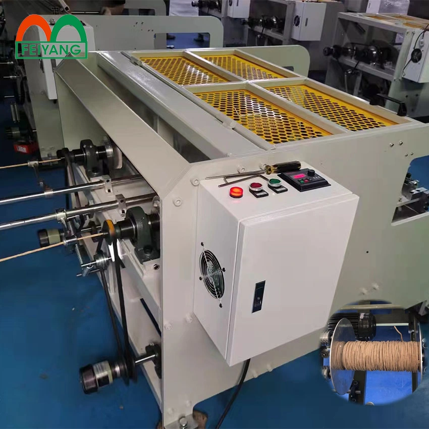 Double Single Station Twisted Paper Rope Making Machine Paper Rope Rewinding Machine