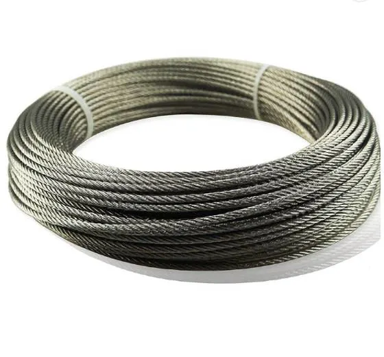 8mm cable de acero galvanizado 8X19s+FC usado en el elevador