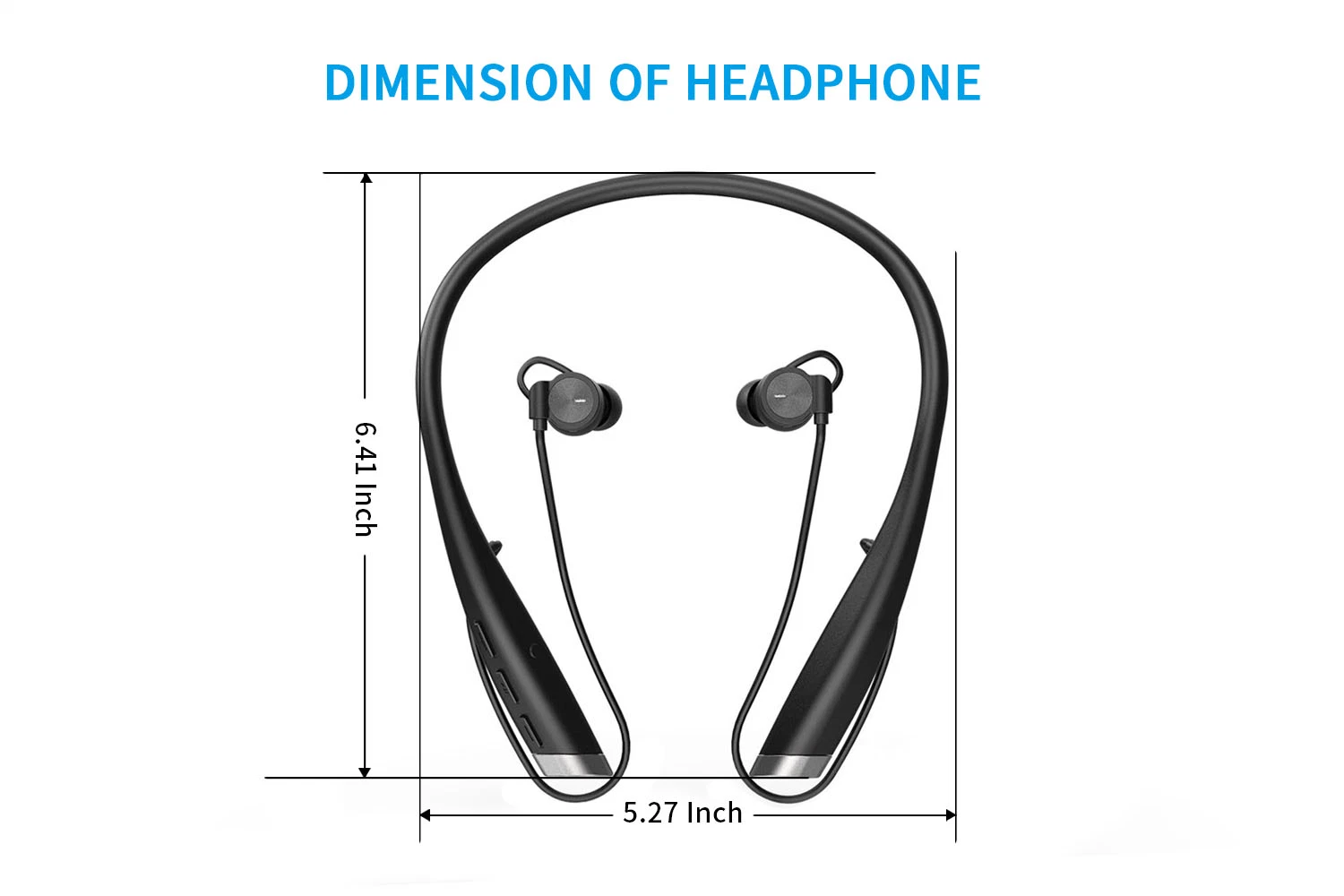 Active Noise Cancelling Halterneck Sports Bluetooth Headset Waterproof Ipx5