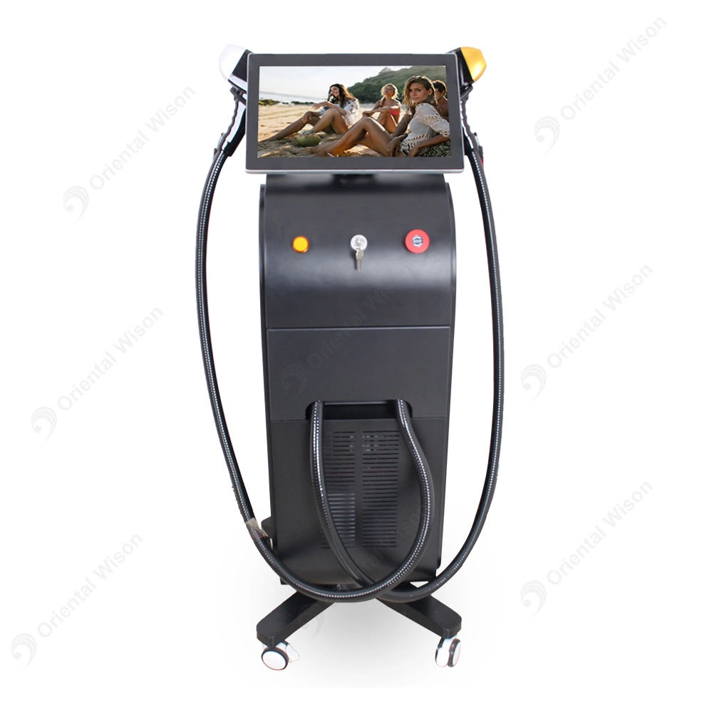 Diode Laser 1064nm + 808nm + 755nm Laser Hair Removal Skin Rejuvenation Beauty Laser Machine