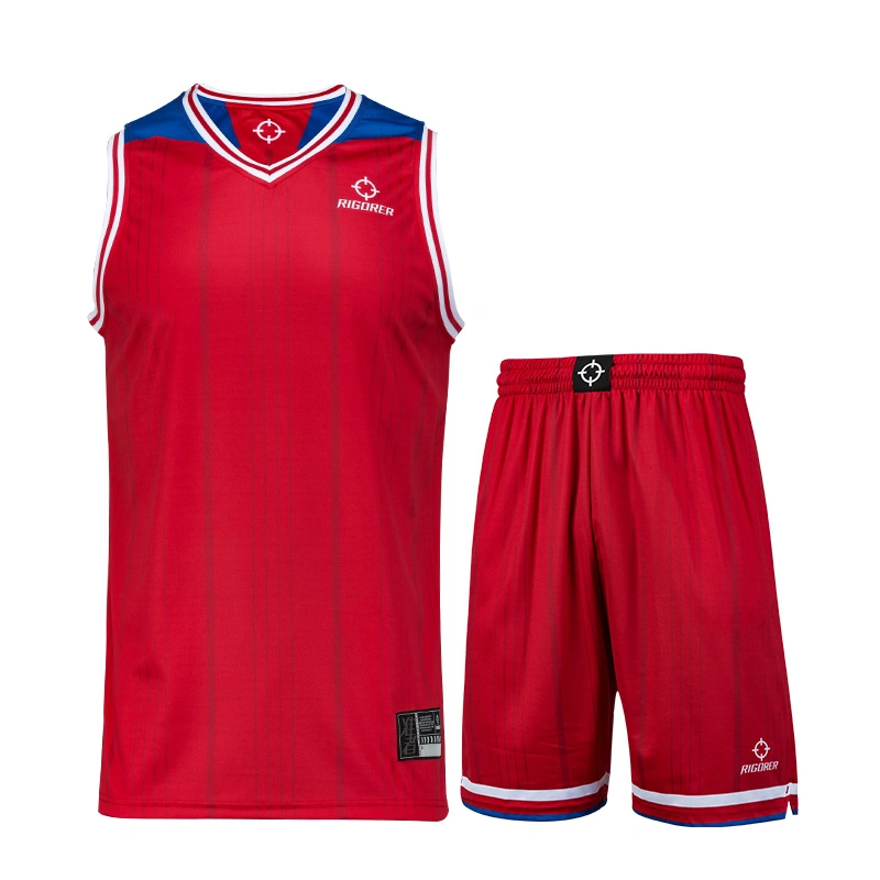Sublimation Men's Sports Wear Polyester Basketball Uniform Jersey Set