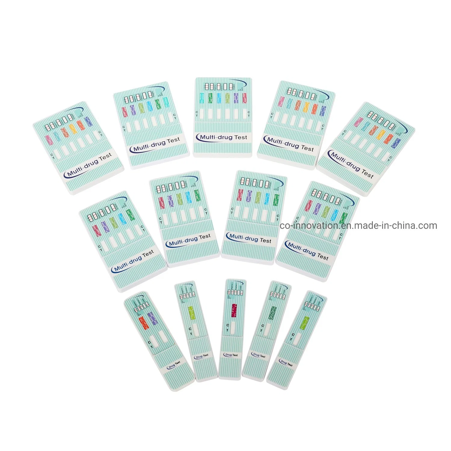 6 Panel AMP Bar BZO Coc OPI MTD Drugs Test DIP-Karte