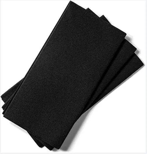 High quality/High cost performance  Napkin Jumbo Roll Black Napkin Tissue Paper Black Color Cocktail Beverage Napkin