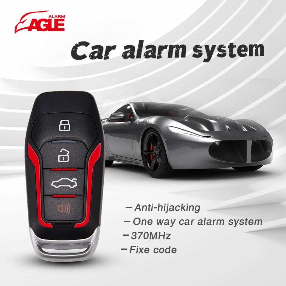 Siren Keyless Entry Anti Theft Universal Remote Control Engine Start Security Alarm System One Way Smart Car Alarms Lt832