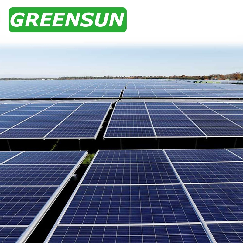 Grensun High Efficiency 410W PV Panel 415W 455W Half Cut Single Hot Plate Electric Solar for Home Solar System