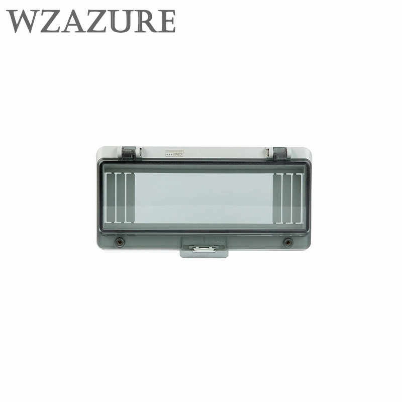 Dustproof 2way Transparent IP67 Waterproof Protective Window Cover Junction Box Panel Cover