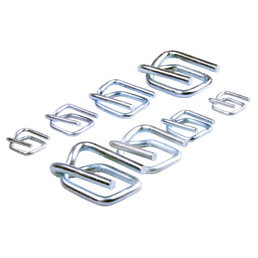 Semi Open Galvanized Belt Wire Buckle