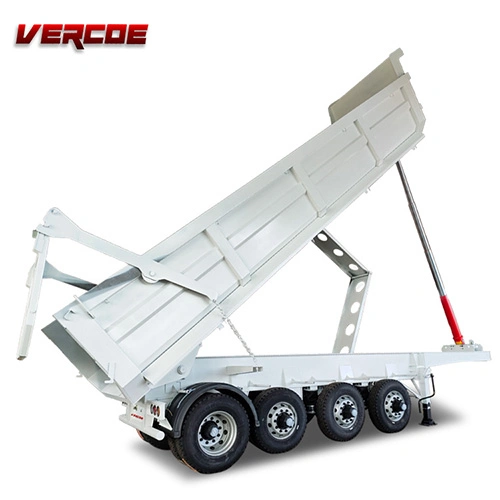 3.5t Hydraulic Tipper Car Trailers Hinge Trailer Utility Dump