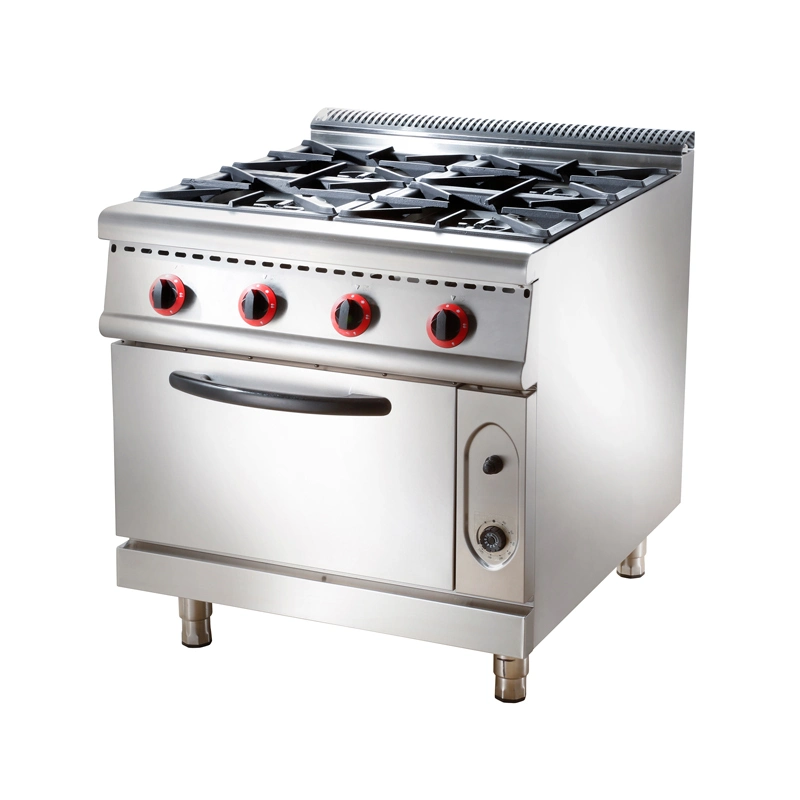 Cocina comercial con horno de gas para cocina de gas natural y GLP