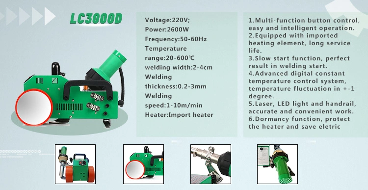 Vinyl-Schweißmaschine Planiermaschine Dach-Schweißmaschine Planiermaschine Heißluftpistole